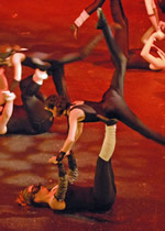 Senior dancers from the YSDD production, Masquerade